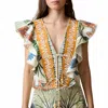 Aylaya Medellin Top In Paradise Bird In Multi