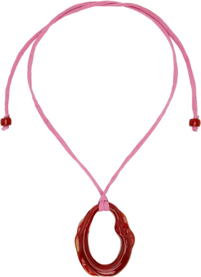 Ayllón Oasi Necklace In Red