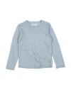 Aymara Toddler Boy Sweater Light Blue Size 6 Linen, Cotton In Blue