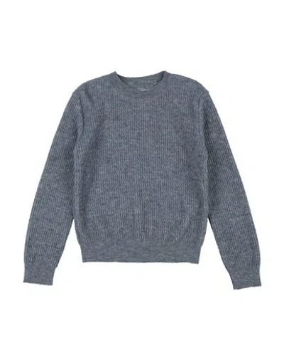 Aymara Toddler Boy Sweater Slate Blue Size 3 Baby Alpaca Wool, Polyamide, Merino Wool