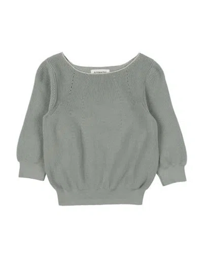 Aymara Babies'  Toddler Girl Sweater Sage Green Size 6 Organic Cotton