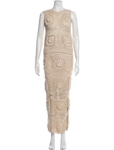 Pre-owned Ayni Patterned Cover-up In Neutrals