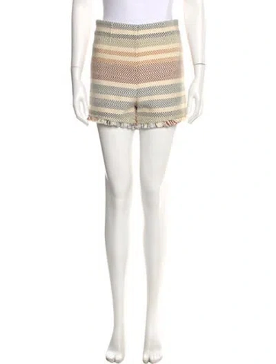Pre-owned Ayni Printed Mini Shorts In Neutral