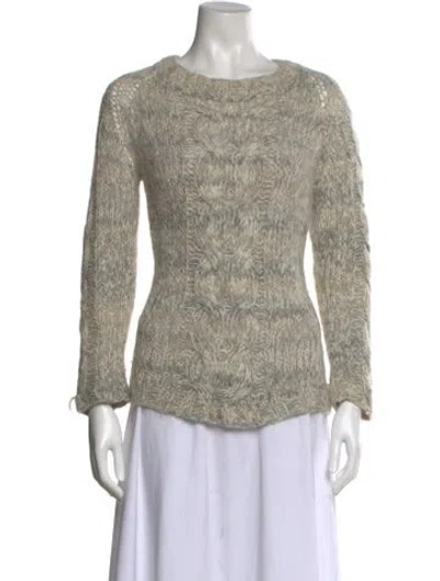 Pre-owned Ayni Scoop Neck Sweater In Gray