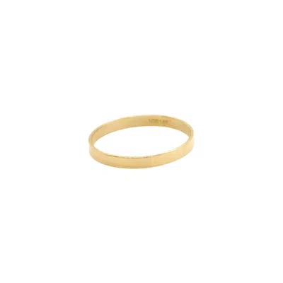 Ayou Jewelry Flat Band Ring For Women In Gold