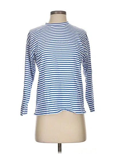 Pre-owned Ayr 3/4 Sleeve T-shirt In Blue