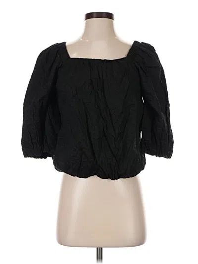 Pre-owned Ayr 3/4 Sleeve T-shirt In Black