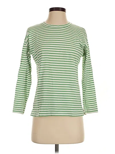 Pre-owned Ayr 3/4 Sleeve T-shirt In Green