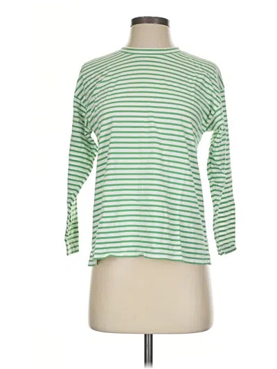 Pre-owned Ayr 3/4 Sleeve T-shirt In Green