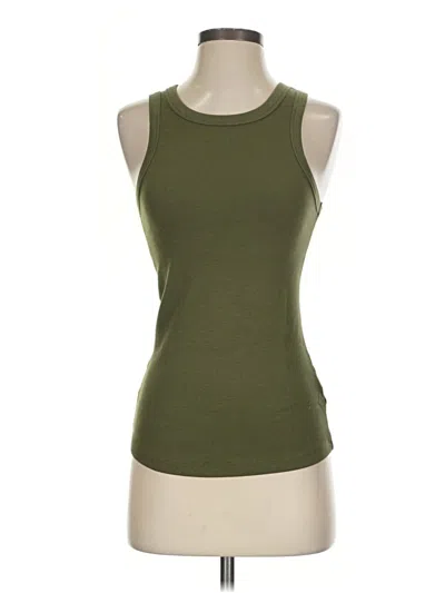 Pre-owned Ayr Active Tank Top In Green