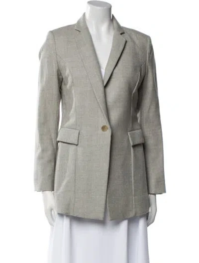 Pre-owned Ayr Blazer In Gray