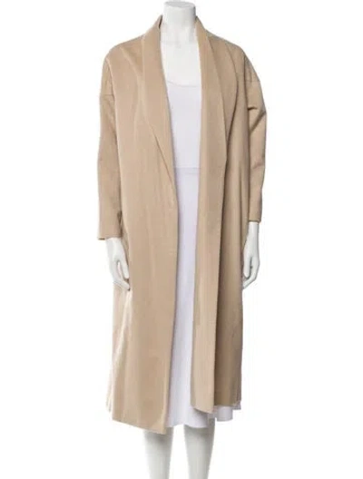 Pre-owned Ayr Camel Hair Coat In Neutral
