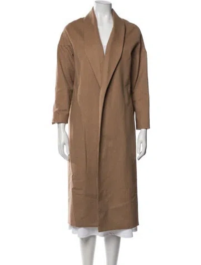 Pre-owned Ayr Camel Hair Coat In Neutrals