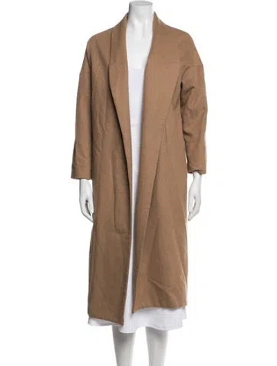 Pre-owned Ayr Camel Hair Coat In Neutrals