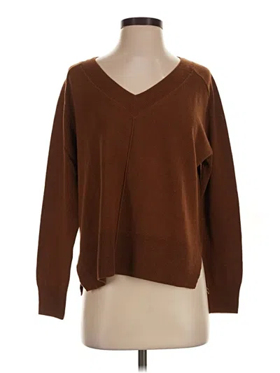Pre-owned Ayr Cashmere Pullover Sweater In Brown