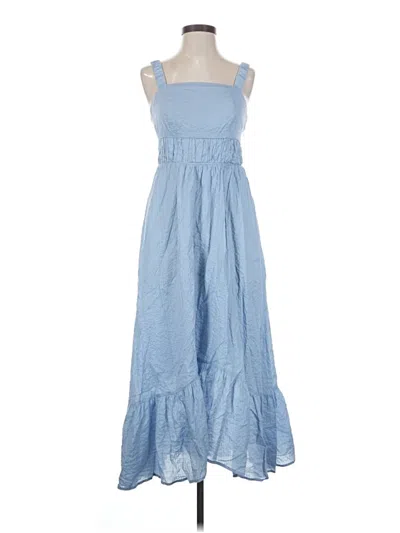 Pre-owned Ayr Casual Dress In Blue