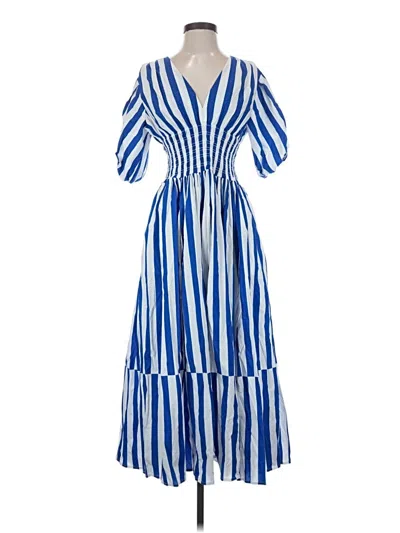 Pre-owned Ayr Casual Dress In Blue