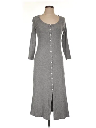 Pre-owned Ayr Casual Dress In Gray