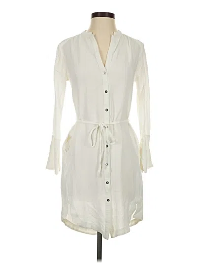 Pre-owned Ayr Casual Dress In Ivory