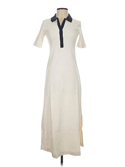 Pre-owned Ayr Casual Dress In Ivory