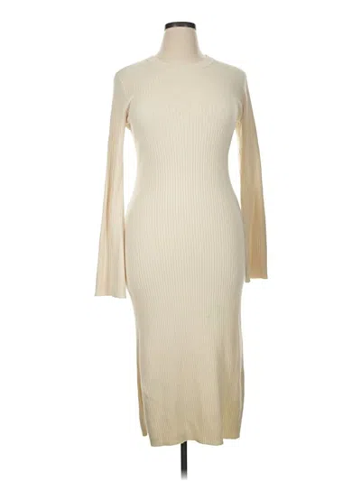Pre-owned Ayr Casual Dress In Ivory