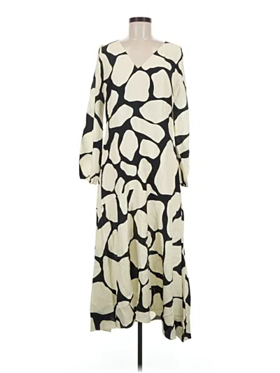 Pre-owned Ayr Casual Dress In Ivory