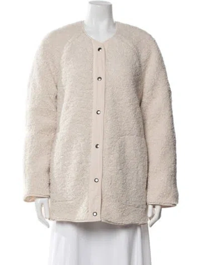 Pre-owned Ayr Coat In Neutrals