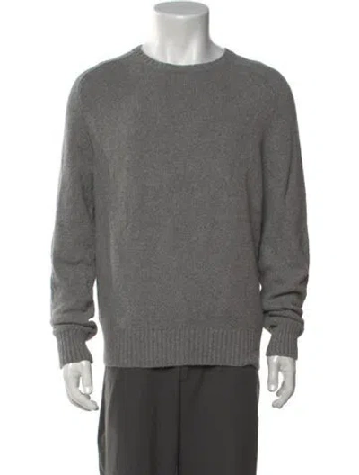 Pre-owned Ayr Crew Neck Long Sleeve Pullover In Grey