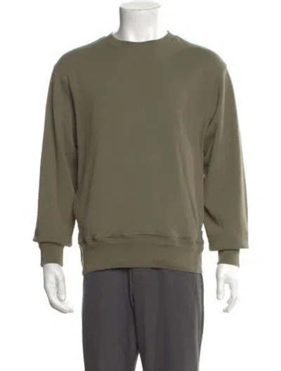 Pre-owned Ayr Crew Neck Sweatshirt In Green