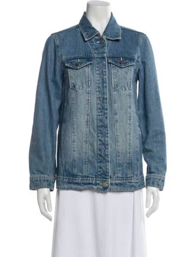 Pre-owned Ayr Denim Jacket In Blue