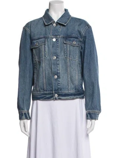 Pre-owned Ayr Denim Jacket In Blue