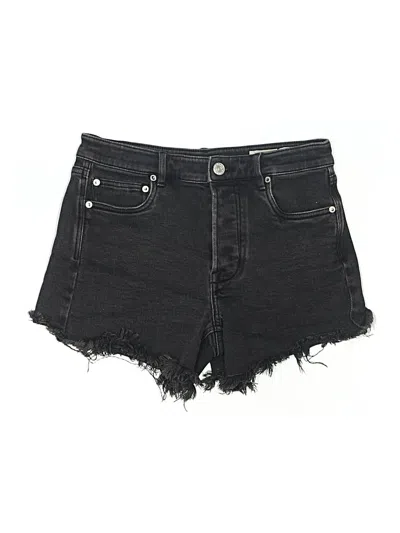 Pre-owned Ayr Denim Shorts In Black