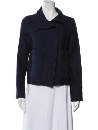 Pre-owned Ayr Jacket In Blue