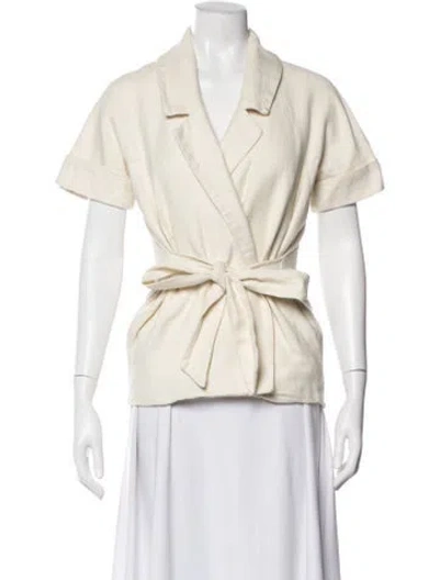 Pre-owned Ayr Jacket In Neutral