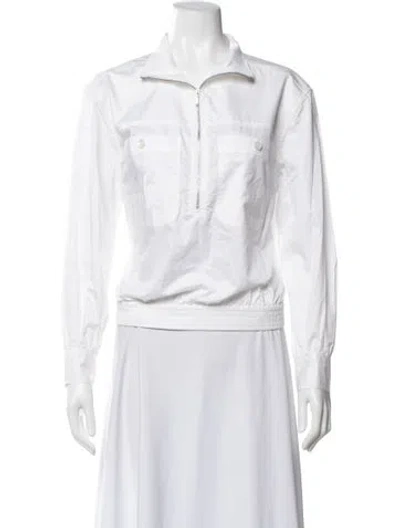 Pre-owned Ayr Jacket In White