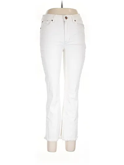 Pre-owned Ayr Jeans In Ivory