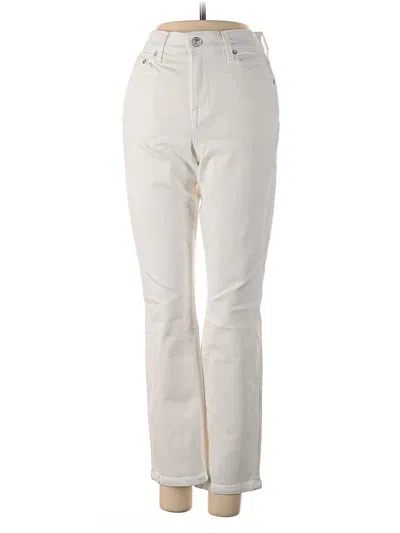 Pre-owned Ayr Jeans In Ivory