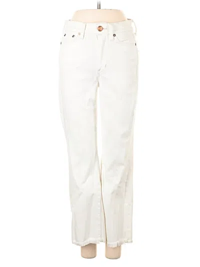 Pre-owned Ayr Jeans In White