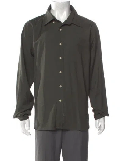 Pre-owned Ayr Long Sleeve Shirt In Green