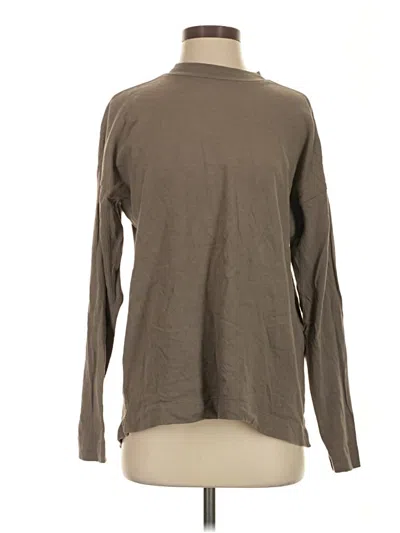 Pre-owned Ayr Long Sleeve Turtleneck In Brown