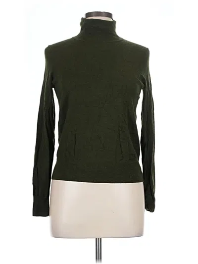 Pre-owned Ayr Long Sleeve Turtleneck In Green