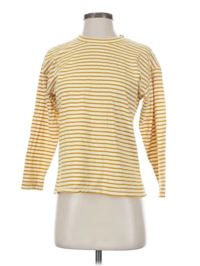 Pre-owned Ayr Long Sleeve Turtleneck In Yellow