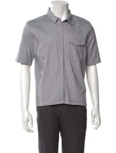 Pre-owned Ayr Short Sleeve Shirt In Gray