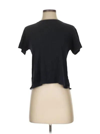 Pre-owned Ayr Short Sleeve Turtleneck In Black