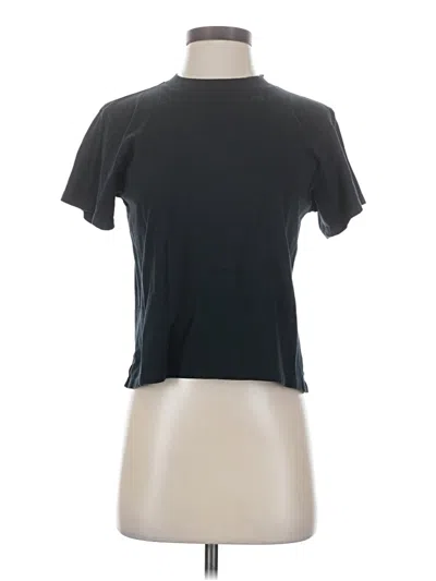 Pre-owned Ayr Short Sleeve Turtleneck In Black