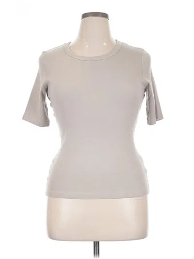 Pre-owned Ayr Short Sleeve Turtleneck In Gray