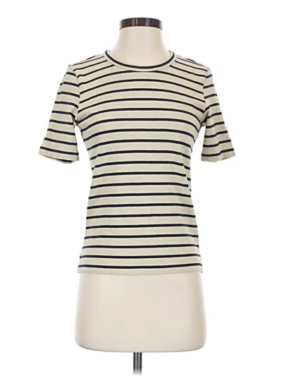 Pre-owned Ayr Short Sleeve Turtleneck In Ivory