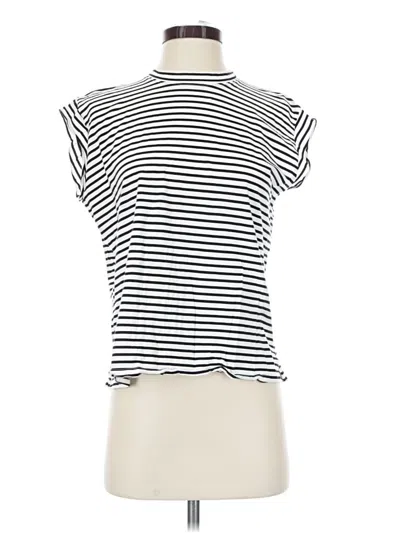 Pre-owned Ayr Short Sleeve Turtleneck In White