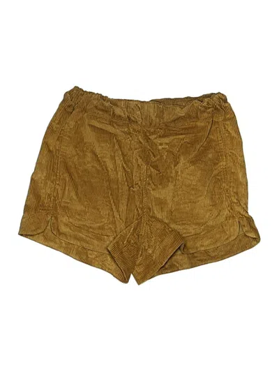 Pre-owned Ayr Shorts In Gold