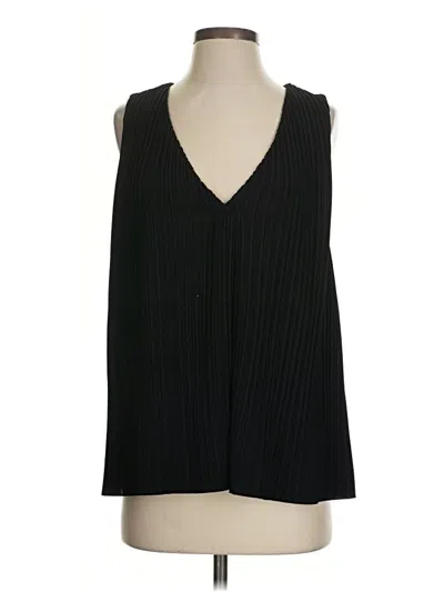Pre-owned Ayr Sleeveless Blouse In Black